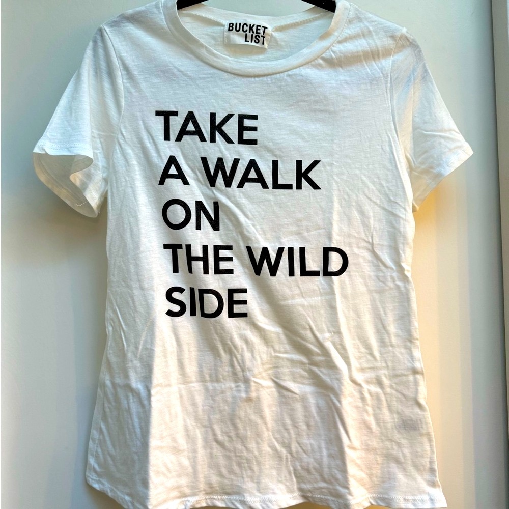 BUCKETLIST Classic White Tee